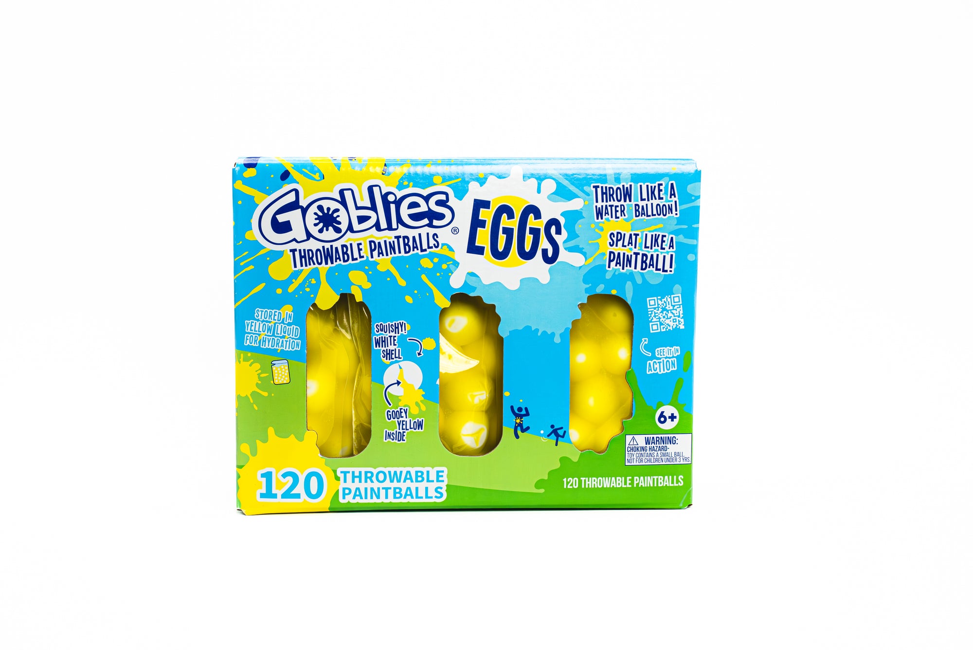 Goblies Throwable Paintballs Eggs 120 count pack