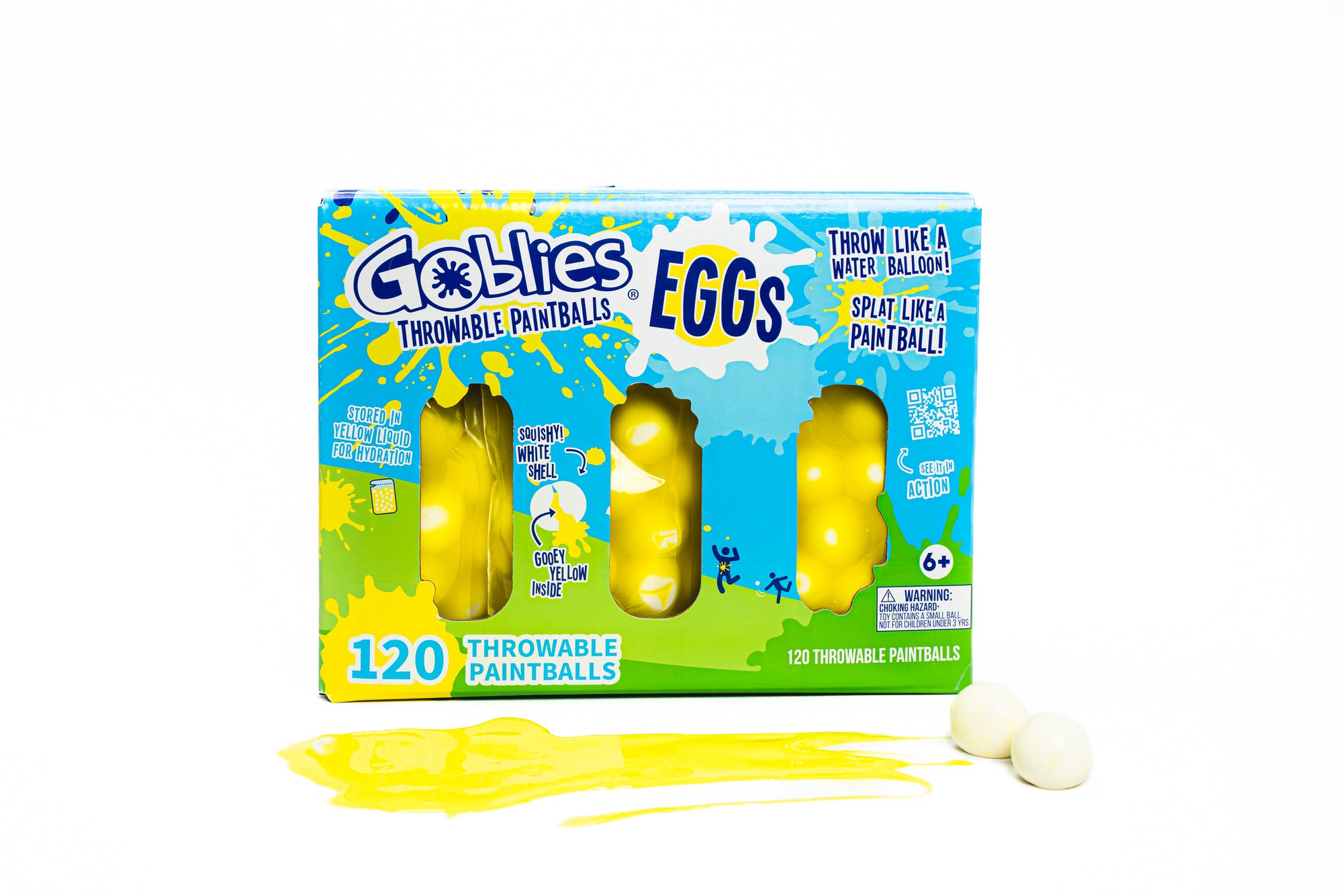 Goblies Throwable Paintballs Eggs 120 count pack