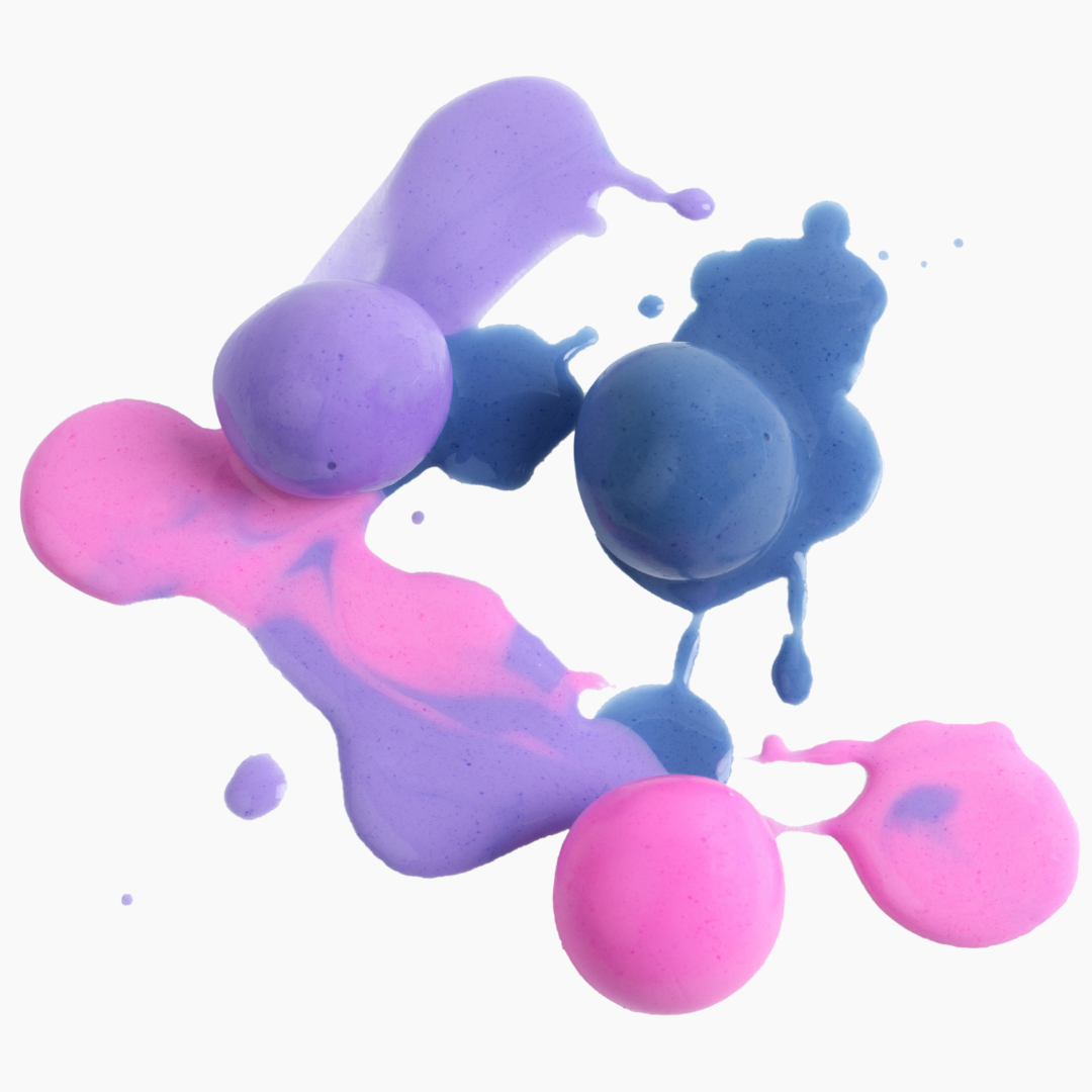 Pink, purple, indigo