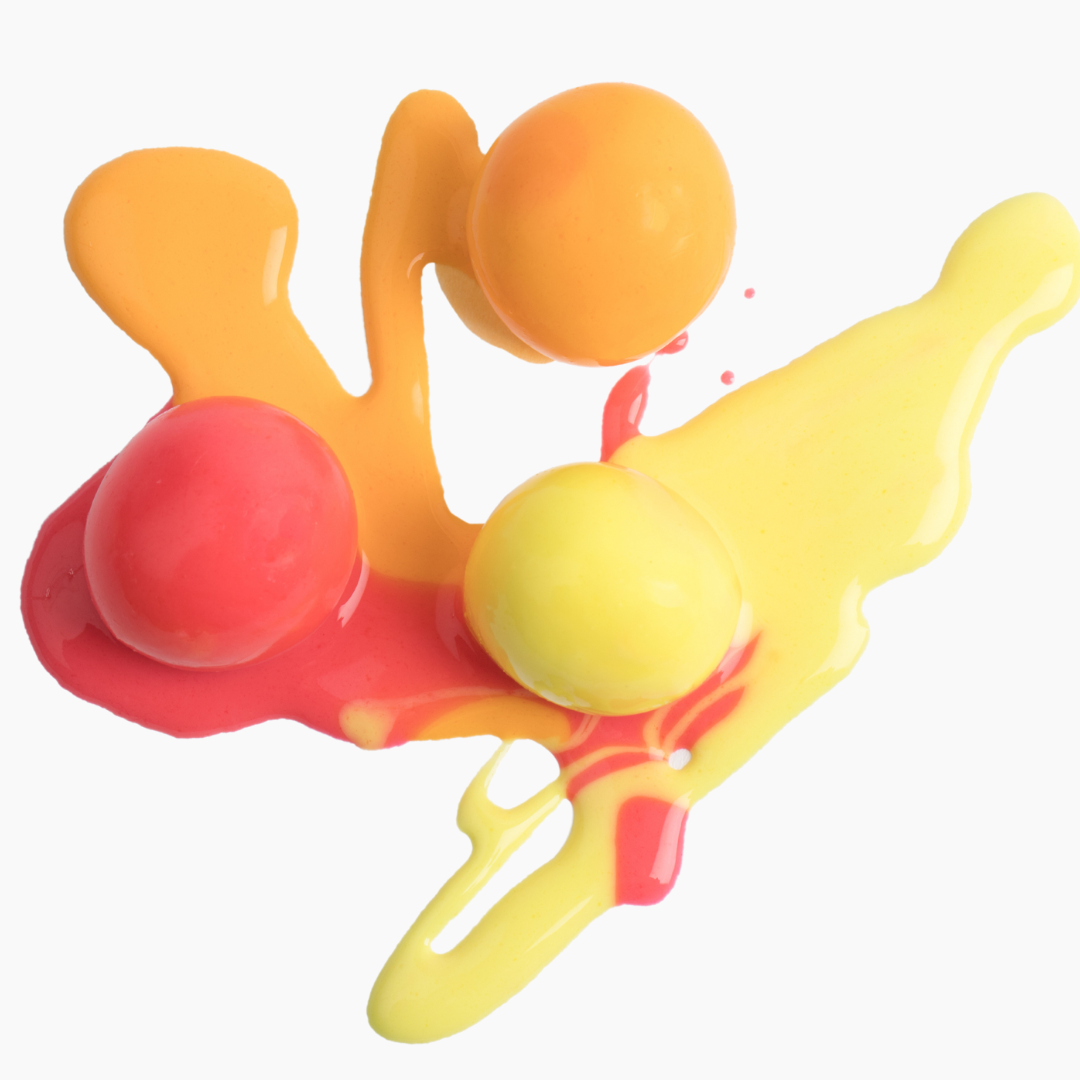 Red, Orange, Yellow Paintballs